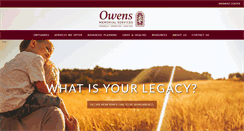 Desktop Screenshot of owensmemorialservices.com